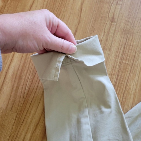 Talbots Blazer Womens 8 Beige Button Up Longsleeve Professional Jacket Pockets - Picture 8 of 9